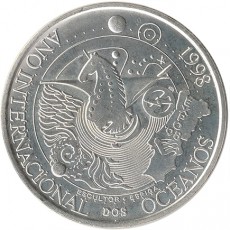 Portugal 1000$00 Escudos - Ano Internacional dos Oceanos de 1998