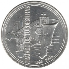 Portugal 1000$00 Escudos - Tratado de Tordesilhas de 1994
