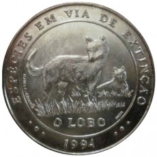 Portugal 1000$00 Escudos - O Lobo de 1994