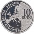 Bélgica 10€ 50 anos do Tratado de Roma  2007 