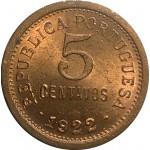 Portugal 5 Centavos  de 1922