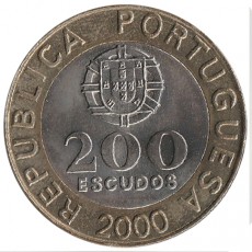 Portugal 200$00 Escudos de 2000