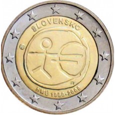 Eslováquia 2€ E.M.U. 2009
