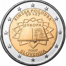 Eslovénia 2€ Tratado de Roma 2007