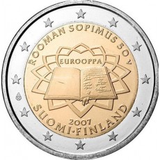 Finlândia 2€ Tratado de Roma 2007