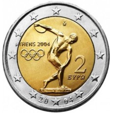 Grécia 2€ Jogos Olimpicos Atenas 2004