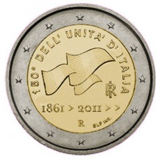 Itália 2€ Aniversário da Unificação 2011