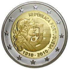 Portugal 2€ 100 anos da República Portuguesa 2010