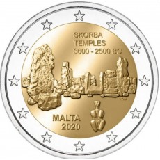  2€ Malta 2020 - Templo Skorba