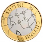 Finlândia 5€  Província das Ilhas Aland 2011  
