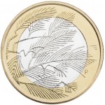 Finlândia 5€ Natureza Nordica  2014  