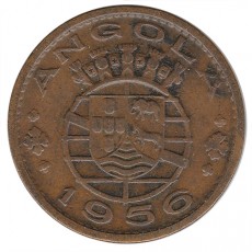 Angola 1 Escudo de 1956