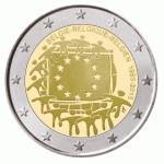 Belgica 2€ 30 anos da Bandeira Europeia 2015 