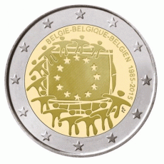 Belgica 2€ 30 anos da Bandeira Europeia 2015 