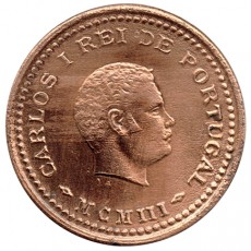 India D.Carlos I 1/12 Tanga de MCMIII