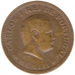 India D.Carlos I 1/4 Tanga de MCMIII