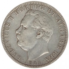 India D.Luís I 1Rupia de 1881