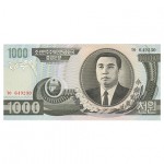 Coreia do Norte 1000 Won de 2002