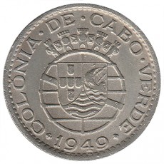 Cabo Verde 1 Escudo de 1949
