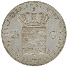 Holanda 2 1/2 Gulden de 1872