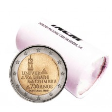 PORTUGAL ROLO DE 25 MOEDAS DE 2€ 730 ANOS DA UNIVERSIDADE DE COIMBRA 2020 