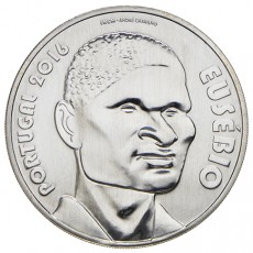 Portugal 7,50€ Eusébio em Prata 2016 