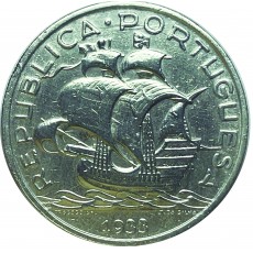  Portugal 10$00 Escudos de 1933