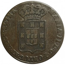 D. Maria II Pataco (40 Réis) 1833, bronze