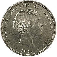 D. Pedro V 200 Réis (2 Tostões) 1855