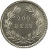 D. Pedro V 200 Réis (2 Tostões) 1854, prata