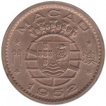 Macau  10 Avos de 1952