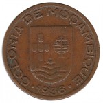 Moçambique 10 Centavos de 1936