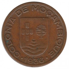 Moçambique 10 Centavos de 1936