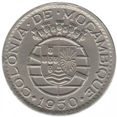 Moçambique 1$00 Escudo de 1950