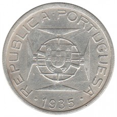 Moçambique 5$00 Escudos de 1935