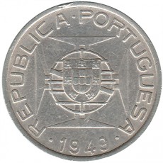 Moçambique 5$00 Escudos de 1949