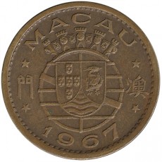 Macau 10 Avos de 1967