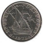 Portugal 10$00 Escudos de 1971