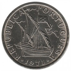 Portugal 10$00 Escudos de 1971