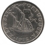 Portugal 10$00 Escudos de 1972