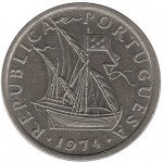 Portugal 10$00 Escudos de 1974