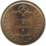 Portugal 10$00 Escudos de 1988