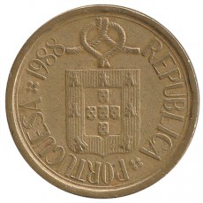 Portugal 10$00 Escudos de 1988