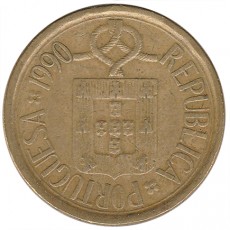 Portugal 10$00 Escudos de 1990