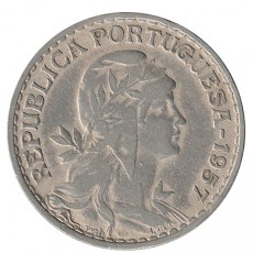  Portugal 1 Escudo  de 1957