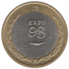 Portugal 200$00 Escudos - Expo'98-Peixe de 1998