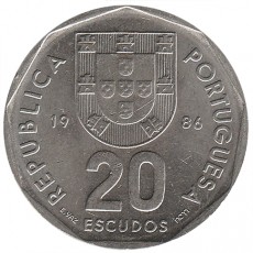 Portugal 20$00 Escudos de 1986