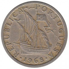 Portugal 2$50 Escudos de 1968