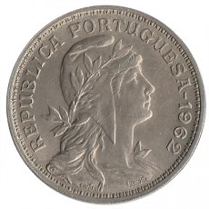 Portugal 50 Centavos  de 1962
