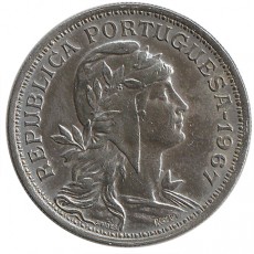 Portugal 50 Centavos  de 1967